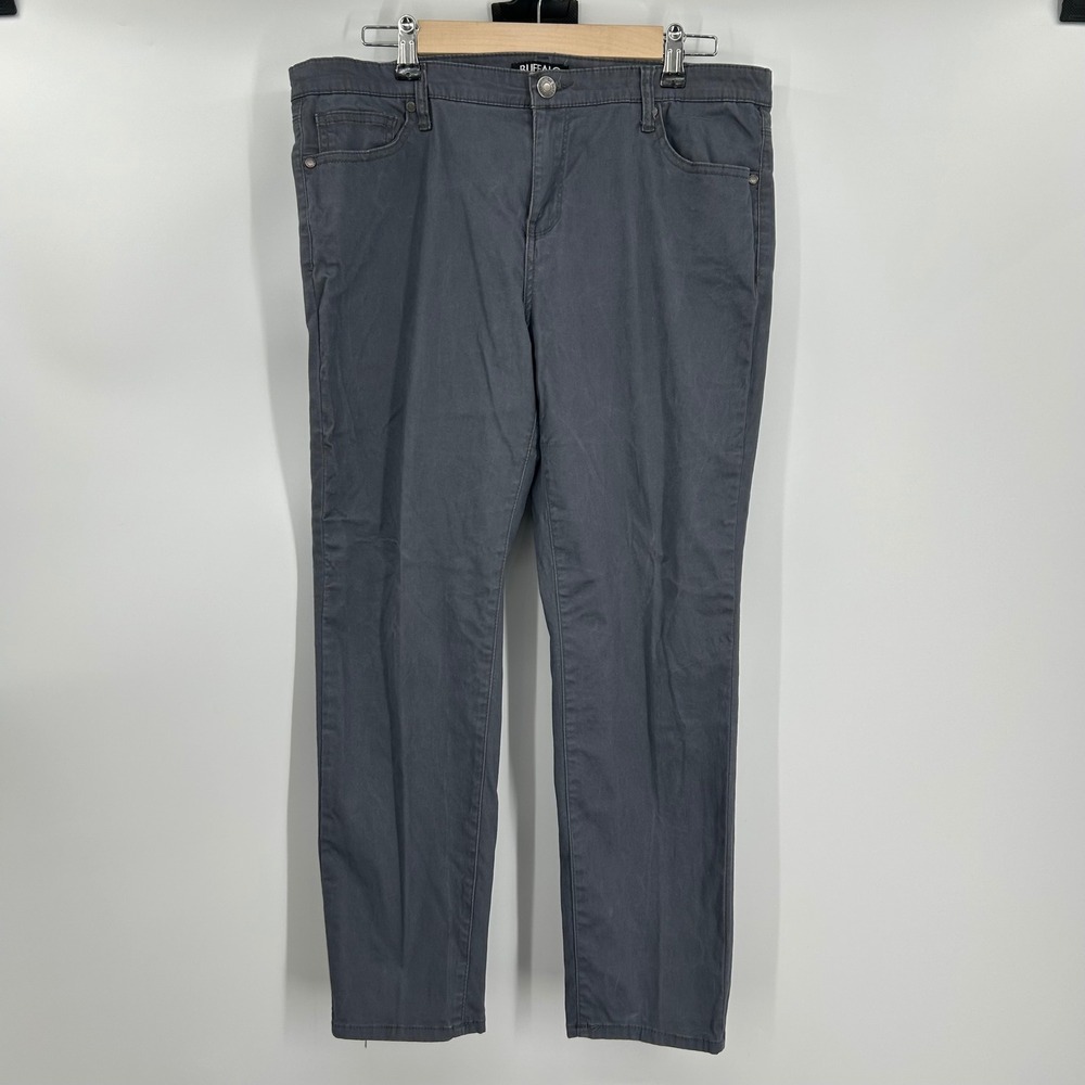 Buffalo David Bitton Daily‎ Stretch Skinny Ankle Grazer Pants Gray women 32x26